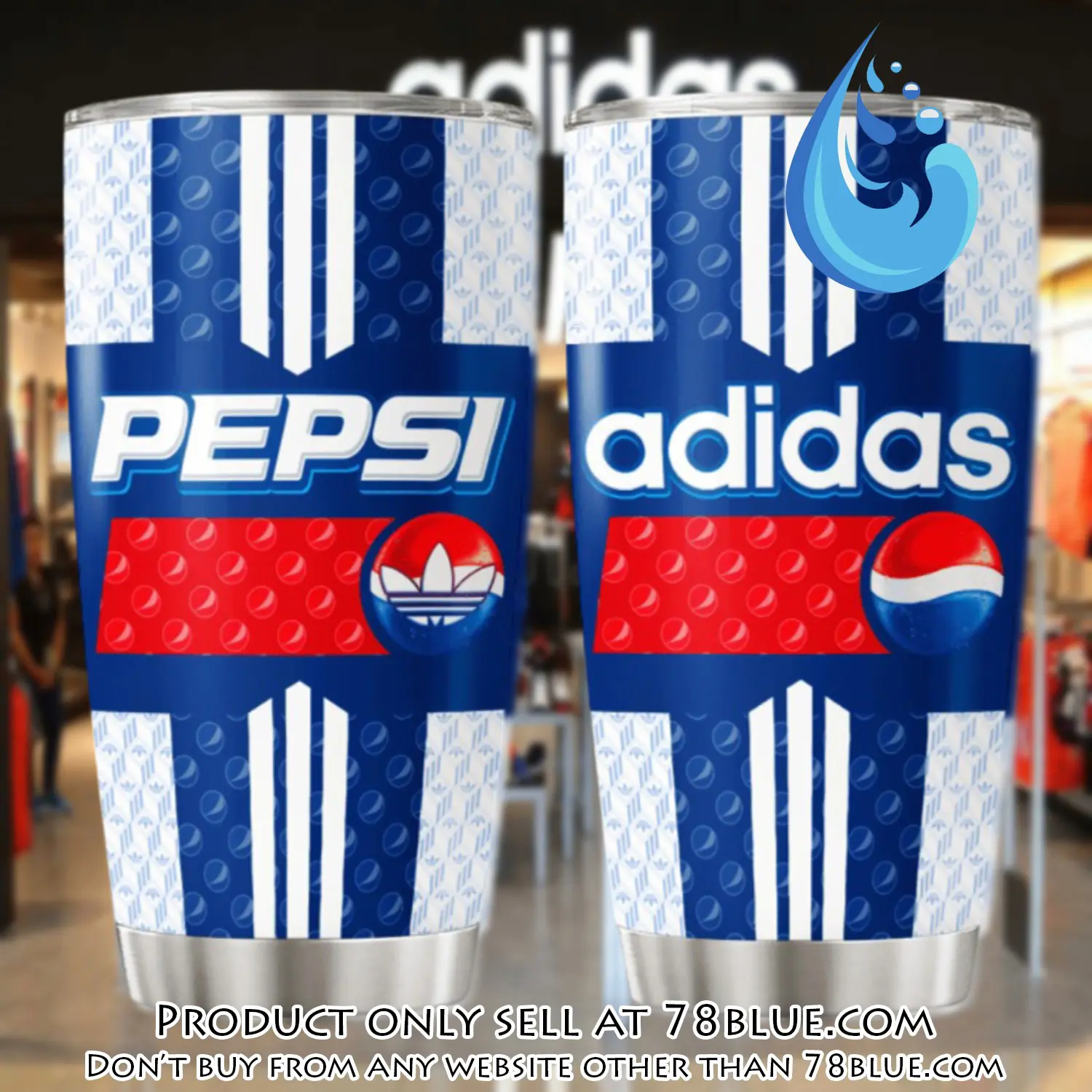 Adidas pepsi stainless steel tumbler 20oz30oz 78b1137957